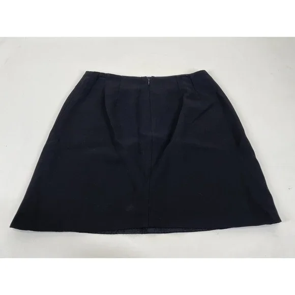 Alberto Makali Cache 2PC Outfit Set Jacket Skirt Womens Size 8 Black Embellished - Picture 3 of 14